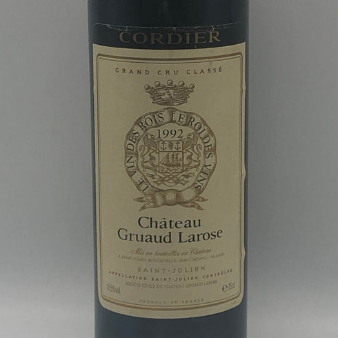 シャトー グリュオー ラ ローズ 1992 750ml 12.5% CHATEAU GRUAUD LAROSE ボルドーワイン【H2】
