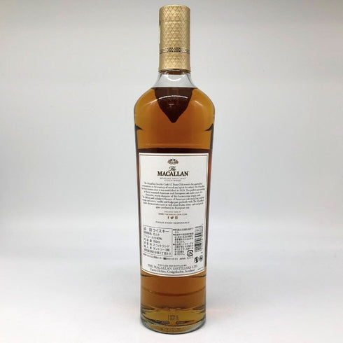ザ マッカラン 12年 ダブルカスク 700ml 40% The MACALLAN 箱付 スコッチウイスキー【W4】