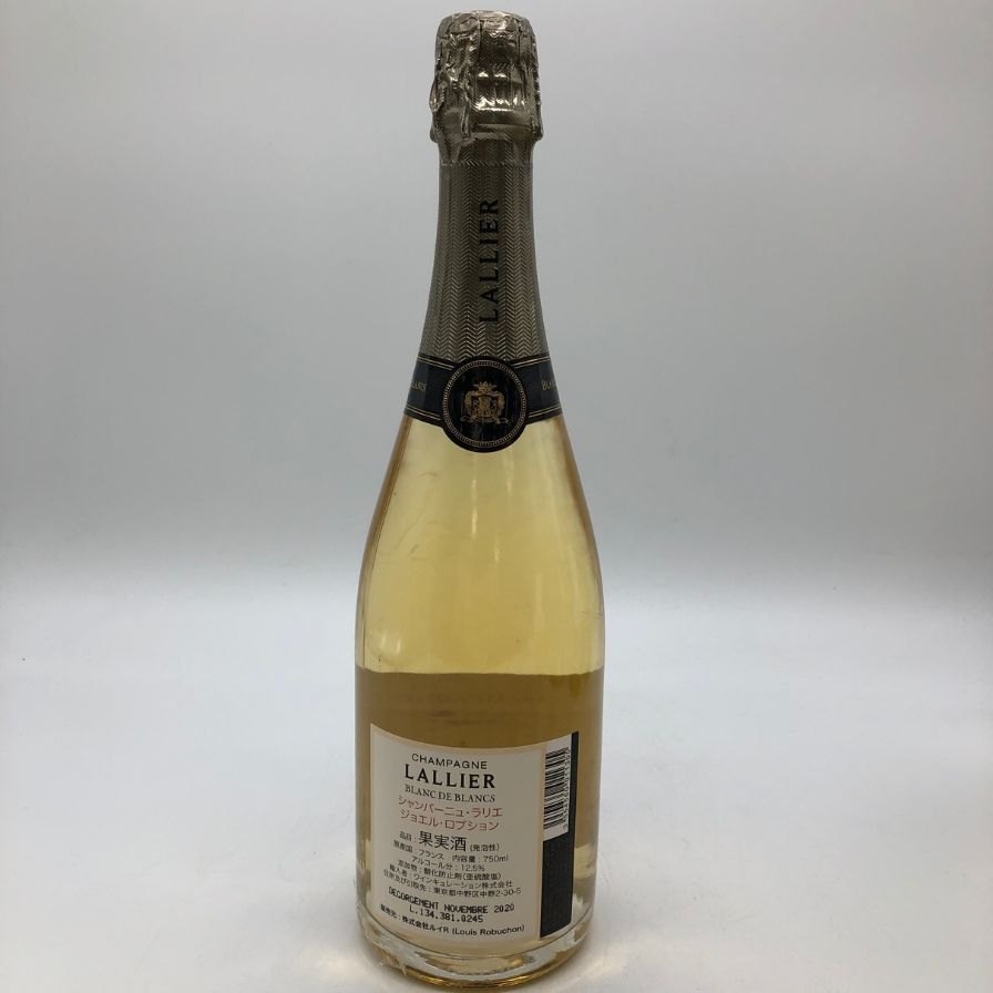 ジョエルロブション LALLIER シャンパン 750ml ジョエル ロブション