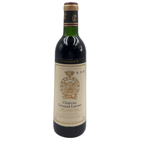 シャトー グリュオー ラ ローズ 1986 375ml 12.5% CHATEAU GRUAUD LAROSE ボルドーワイン【F2】