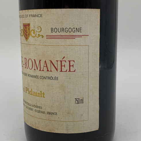 ポール ピドー ヴォーヌロマネ 1996 750ml 14% Paul Pidault Vosne-Romanee ブルゴーニュワイン【M4】
