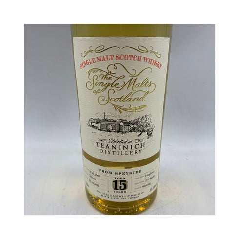 エリクサー ザ シングルモルト オブ スコットランド ティーニック ホグスヘッド 15年 2007-2022 限定277本 55.6% 700ml ELIXIR THE SINGLE MALTS OF SCOTLAND TEANINCH HOGSHEAD 【C1】