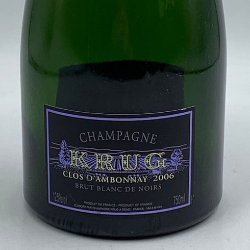 クリュッグ クロ ダンボネ ブリュット ブランドノワール 2006 空き瓶 空き箱セット Krug Clos dAmbonnay Brut【Q1】