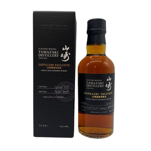 東京都限定◆サントリー 山崎 蒸留所限定 スパニッシュオーク ピーテッドモルト 180ml 48% SUNTORY YAMAZAKI 【A4】