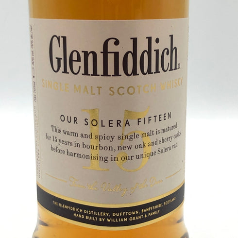 グレンフィディック 15年 ソレラリザーブ 700ml 40% Glenfiddich OUR SOLERA FIFTEEN スコッチウイスキー【N0】