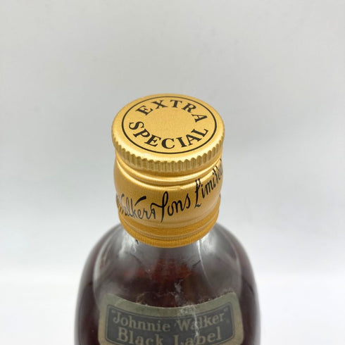 ジョニーウォーカー ブラックラベル エクストラ スペシャル 特級 金キャップ 760ml 43% JOHNNIE WALKER BLACK LABEL EXTRA SPECIAL スコッチウイスキー【U4】