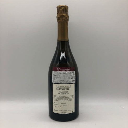 エグリ ウーリエ グラン クリュ ミレジメ 2016 750ml 12.5% EGRY OURIET シャンパン【Z0】