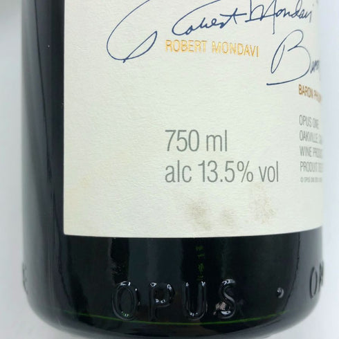オーパスワン 2018 750ml 14% OPUS ONE カリフォルニアワイン【L2】