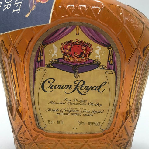 シーグラム クラウン ロイヤル 1977 750ml 40% Seagram's Crown Royal ウイスキー【M2】