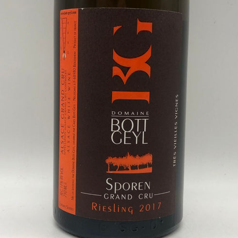 ボット ゲイル リースリング スポレン 2017 750ml 13% Domaine Bott Geyl 白ワイン【D2】