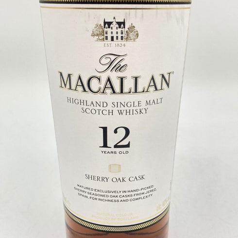 ザ マッカラン 12年 シェリーオークカスク 700ml 40% The MACALLAN スコッチウイスキー【G4】