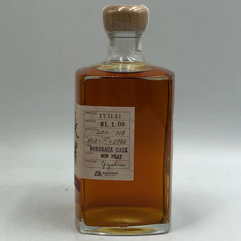 東京都限定◆長濱蒸溜所 ボルドーカスク 2017-2021 500ml 60.2% 箱付き ウイスキー 長濱蒸溜所 【R2】