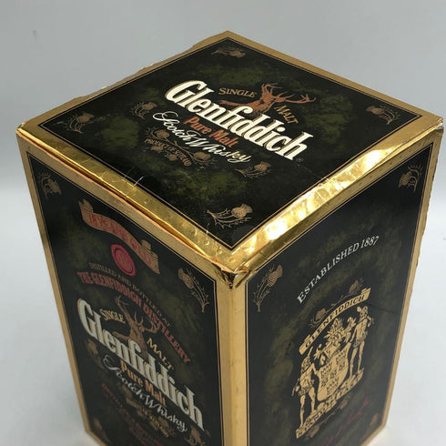 グレンフィディック 18年 ピュアモルト 陶器ボトル グリーン 700ml 43% Glenfiddich Pure Malt スコッチウイスキー1177g【A3】