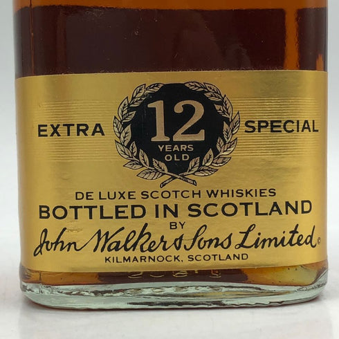 ジョニーウォーカー ブラックラベル 12年 エクストラ スペシャル 黒金キャップ 750ml 43% Johnnie Walker BLACK LABEL EXTRA SPECIAL スコッチウイスキー【F4】