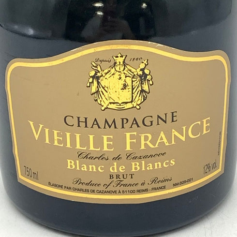ヴィエイユ フランス ブラン ド ブラン ブリュット 750ml 12% Vieille France Blanc de Blancs シャンパン【S4】