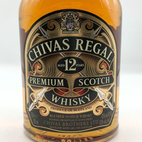 シーバス リーガル 12年 1801 750ml 43% Chivas Regal スコッチウイスキー【B1】
