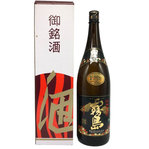 霧島酒造 黒霧島 1800ml 25% 芋焼酎【I3】