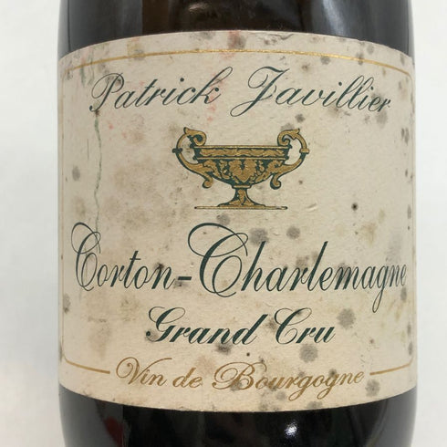 パトリック ジャヴィリエ コルトン シャルルマーニュ グラン クリュ 2005 750ml 13.5% Patrick Javillier 白ワイン【M2】