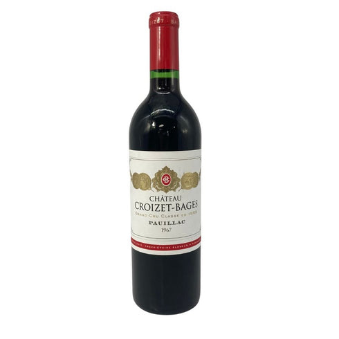 シャトー クロワゼ バージュ 1967 750ml 12.5% Chateau Croizet Bages ボルドーワイン【R】