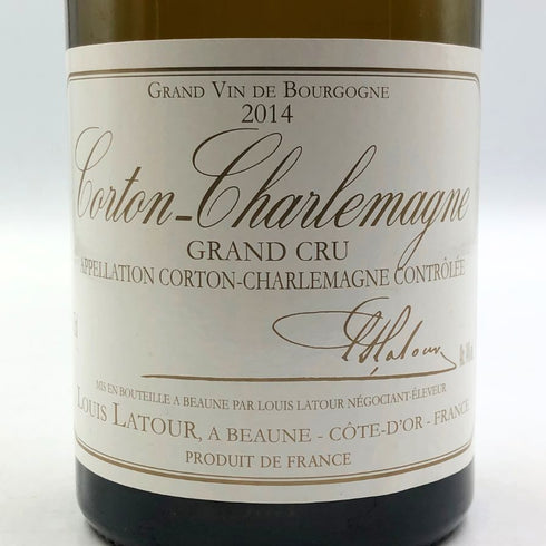 ルイ ラトゥール コルトン シャルルマーニュ グランクリュ 2014 750ml 14% Louis Latour Corton Charlemagne Grand Cru 白ワイン【C1】