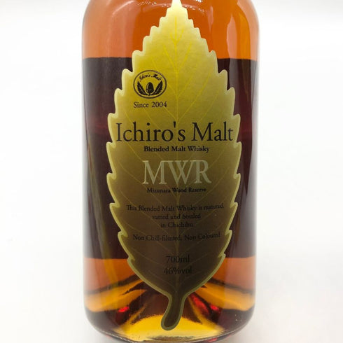 東京都限定◆ベンチャーウイスキー イチローズモルト MWR ミズナラウッドリザーブ 700ml 46% Ichiro's Molt 【K1】