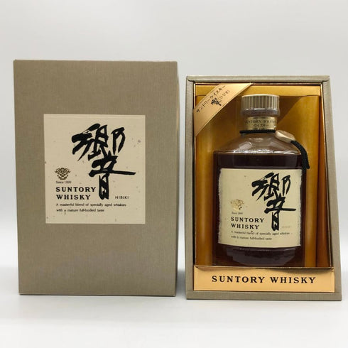 東京都限定◆サントリー 響 金キャップ 向獅子マーク 裏ゴールドラベル 750ml 43% SUNTORY HIBIKI 【S2】