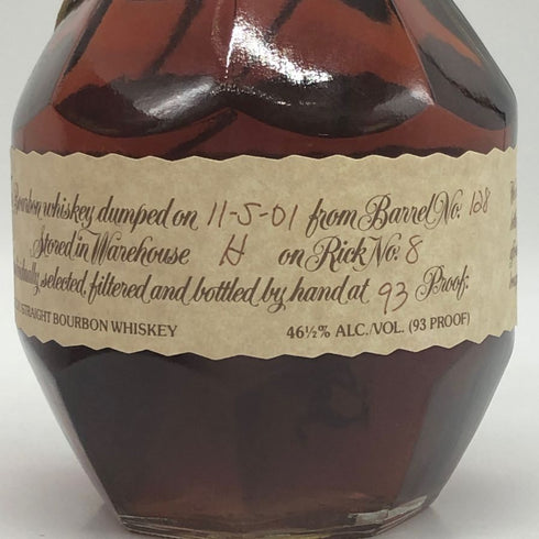 ブラントン シングルバレル 11/5/01 750ml 46.5% Blanton's SINGLE BARREL バーボン【L4】