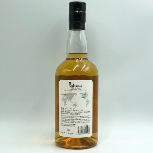 東京都限定◆ベンチャーウイスキー イチローズモルト ワールド ブレンデッド ウイスキー ホワイトラベル 700ml 46% Ichiro's Malt&Grain World Blended Whisky 【V1】