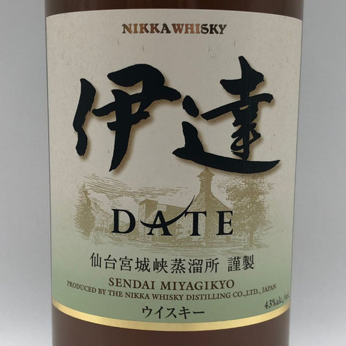 東京都限定◆ニッカ 伊達 ブレンデッド ウイスキー 700ml 43% NIKKA DATE 【H1】