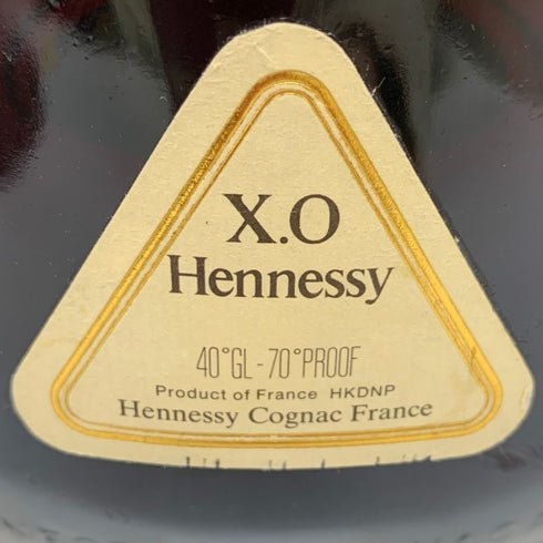 ヘネシー XO 金キャップ クリアボトル 1000ml Hennessy ブランデー【O1】