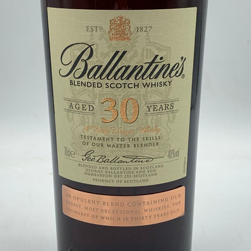 バランタイン 30年 現行 700ml 40% BALLANTINE'S スコッチウイスキー【1O】