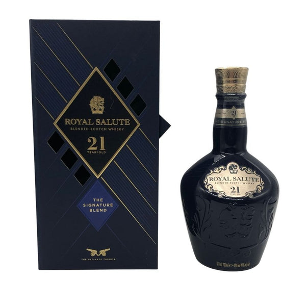 ロイヤルサルート 21年 青陶器ボトル 700ml 40% ROYAL SALUTE スコッチウイスキー1425g【R0】