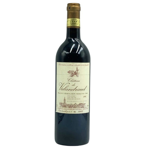 シャトー ド ヴァランドロー 1992 750ml 12.5% CHATEAU DE VALANDRAUD ボルドーワイン【M1】
