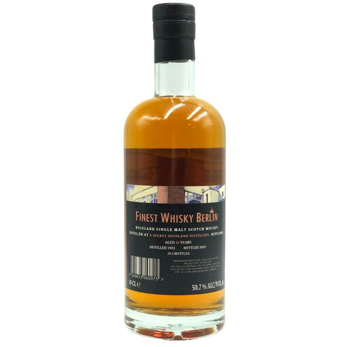 スペイサイド シークレット ハイランド 36年 1983 キュンストラー ザンジバー 700ml 50.7% SPEYSIDE スコッチウイスキー【C4】