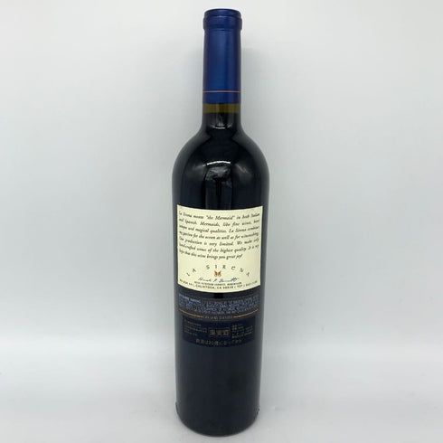 ラ シレーナ カベルネ ソーヴィニヨン ナパ ヴァレー 2001 750ml 14.3% La Sirena Cabernet Sauvignon Napa Valley カリフォルニアワイン【B4】