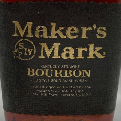 メーカーズマーク ブラックトップ 750ml 47.5% Maker's Mark Black Top バーボン【W1】