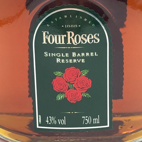 フォアローゼス シングルバレル リザーブ 750ml 43% Four Roses バーボン【C4】