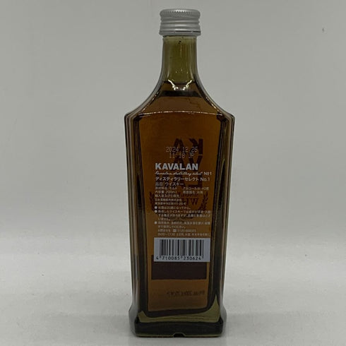 カバラン ディスティラリーセレクト No1 シングルモルト 200ml 40% KAVALAN ウイスキー【C2】