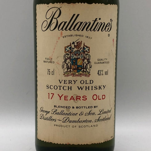 バランタイン 17年 ベリーオールド 青青紋章 750ml 43% Ballantine's スコッチウイスキー【B1】