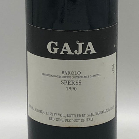 ガヤ バローロ スペルス 1990 375ml 14% GAJA BAROLO SPRESS イタリアワイン【G0】