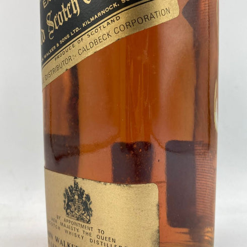 ジョニーウォーカー ブラックラベル エクストラ スペシャル 特級 金キャップ 750ml 43% JOHNNIE WALKER BLACK LABEL EXTRA SPECIAL スコッチウイスキー【V1】
