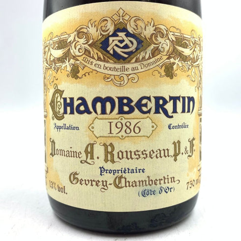 アルマンルソー シャンベルタン グランクリュ 1986 Armand Rousseau Chambertin Grand Cru 【同梱不可】【AFA15】