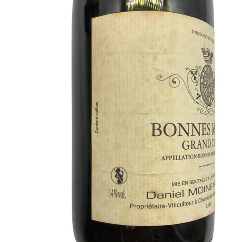ダニエル モワンヌ ユドロ ボンヌ マール グラン クリュ 1997 750ml 14% Daniel MOINE HUDELOT BONNES MARES GRAND CRU ブルゴーニュワイン【G3】
