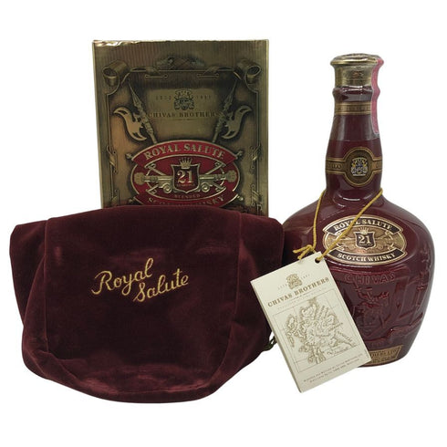 シーバス ブラザーズ ロイヤル サルート 21年 赤陶器 700ml 40% CHIVAS BROTHERS ROYAL SALUTE スコッチウイスキー1345g【K1】