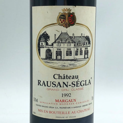 シャトー ローザン セグラ マルゴー 1992 700ml 12.4% Chateau Rauzan Segla ボルドーワイン【S4】