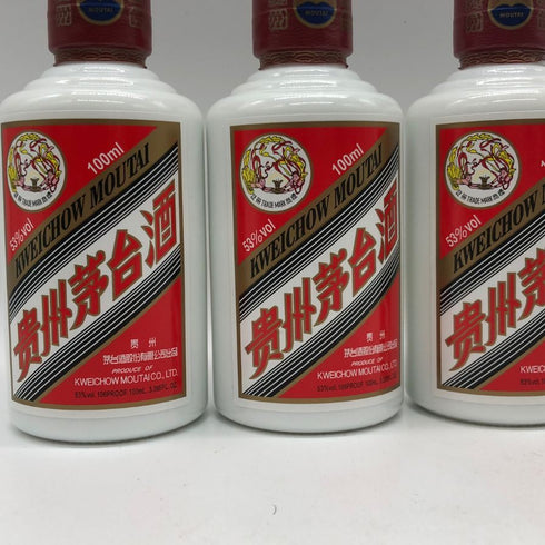 貴州茅台酒 マオタイ酒 天女ラベル 2023 100ml 53% 6本セット 中国酒1640g【R0】