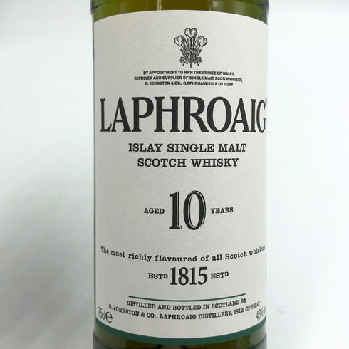 ラフロイグ 10年 シングルモルト スコッチウイスキー 750ml 43% LAPRHROAIG スコッチウイスキー【V4】