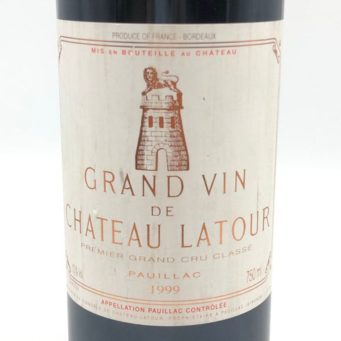 シャトー ラトゥール 1999 750ml 13% CHATEAU LATOUR ボルドーワイン【AFA15】