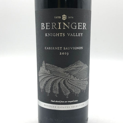 ベリンジャー ナイツヴァレー カベルネソーヴィニヨン 2019 750ml15% Beringer Knights Valley Cabernet Sauvignon カリフォルニアワイン【B1】