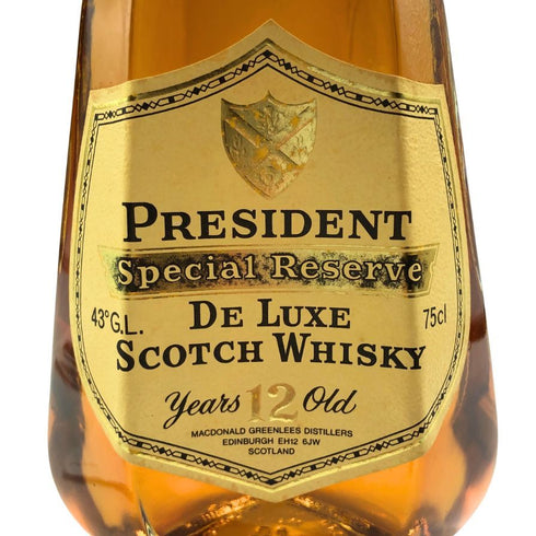 プレジデント スペシャル リザーブ デラックス 750ml 43% PRESIDENT SPECIAL RESERVE DE LUXE スコッチウイスキー【B3】